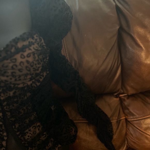 5 for $20 tops sale!! Hook and eye ruched mesh top - Picture 4 of 4